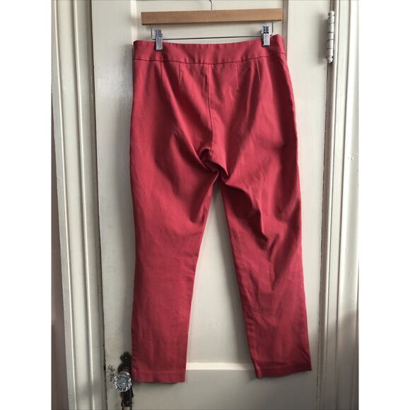 Lands' End Women's Coral Fit 2 Stretch Capris Size 4 Side Zipper - Picture 2 of 7